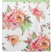 春花 シャワーカーテン (正面)