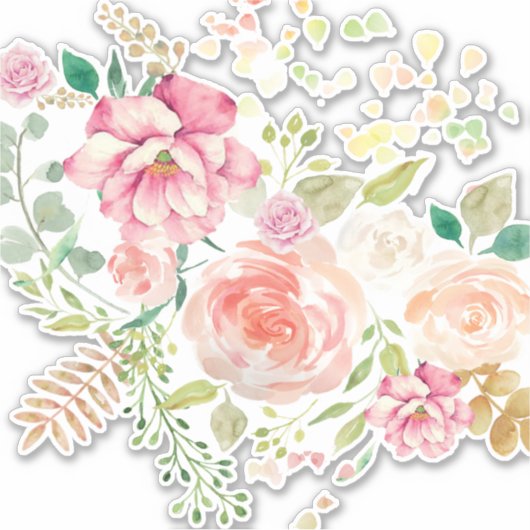 春花 シール (正面)