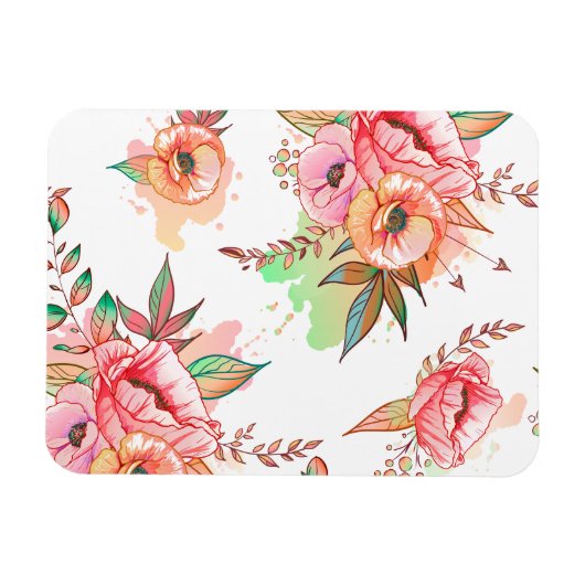 春花 マグネット (横)