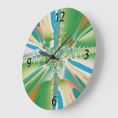 春花 ラージ壁時計 (傾斜)