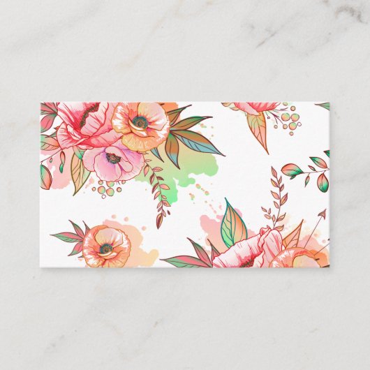 春花 名刺 (正面)