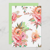 春花 招待状 (正面/裏面)