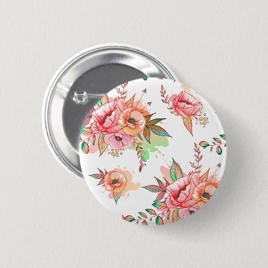 春花 缶バッジ (正面&裏面)