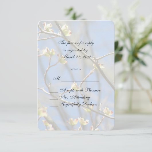 春花RSVP 出欠カード (スタンド正面)