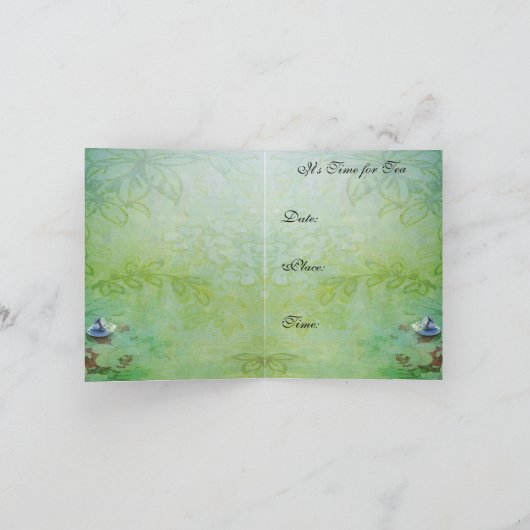 春茶 招待状 (内部)