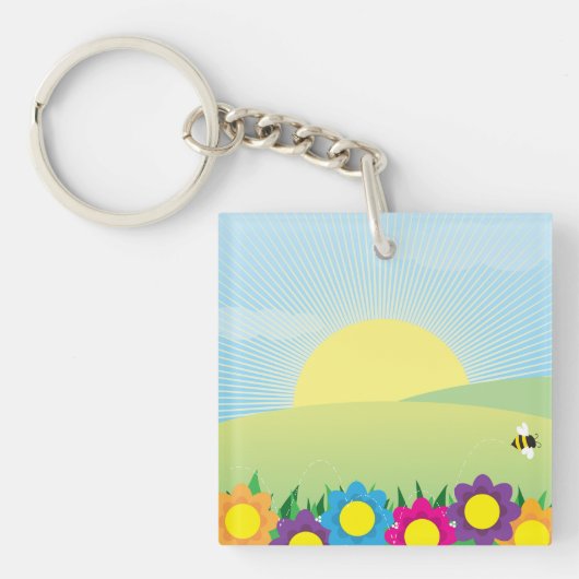 春草地 キーホルダー (正面)