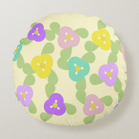 春草地 ラウンドクッション (正面)