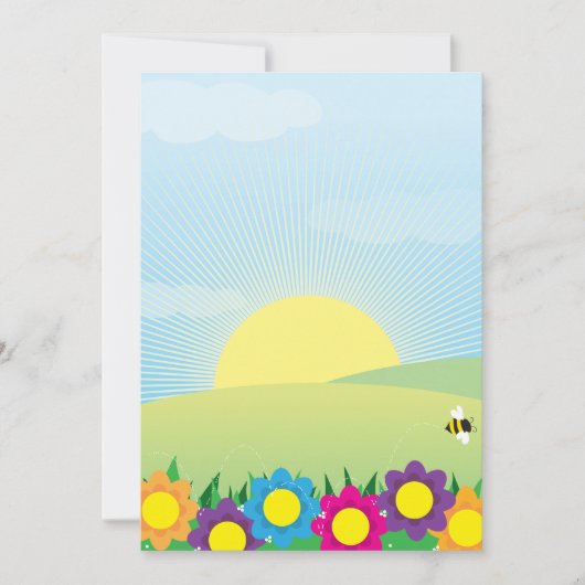 春草地 招待状 (正面)