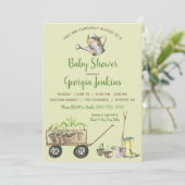 春菜園散水缶赤ちゃんシャワー 招待状 (スタンド正面)