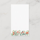 春葉のQR RSVP エンクロージャーカード (裏面)