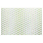 春葉グリーン水彩画パターン ファブリック (ヤード)