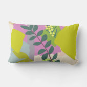 春葉抽象芸術はっきりしたカラーブロック アウトドアクッション (裏面)