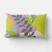 春葉抽象芸術はっきりしたカラーブロック アウトドアクッション (正面)