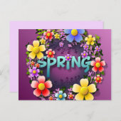 春葉書 ポストカード (正面/裏面)