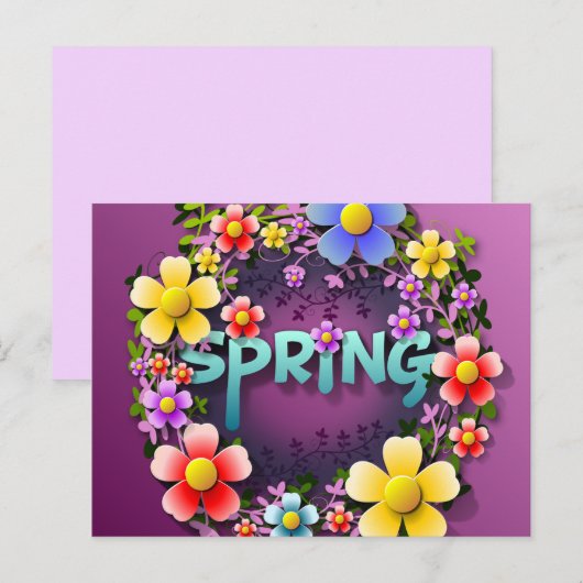 春葉書 ポストカード (正面/裏面)