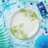 春葉水の色 ペーパープレート (パーティー)