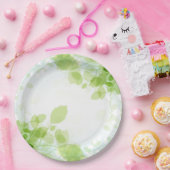 春葉水の色 ペーパープレート (パーティー)