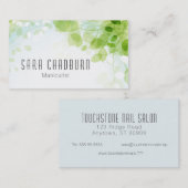 春葉水カラーモダン 名刺 (正面/裏面)