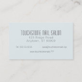 春葉水カラーモダン 名刺 (裏面)