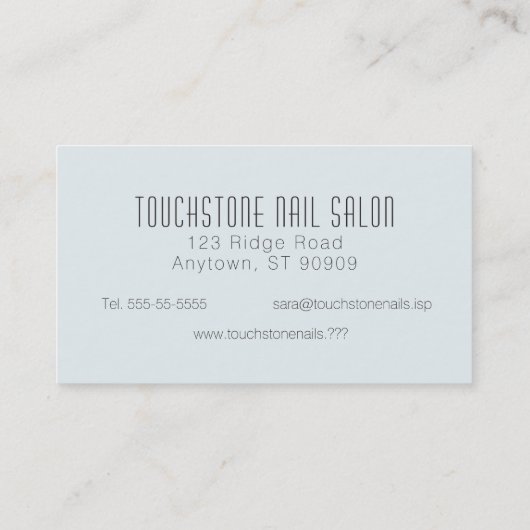 春葉水カラーモダン 名刺 (裏面)