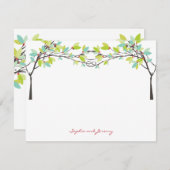 春葉結びラブツリーサンキューカード サンキューカード (正面/裏面)