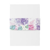 春薄紫フラワーブロッサム結婚-フローラ 招待状ベリーバンド (裏面例)