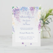 春薄紫フラワーブロッサム結婚-フローラ 招待状 (スタンド正面)