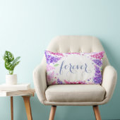 春薄紫フラワーブロッサム – フローラ結婚ズフォーエバー ランバークッション (椅子)