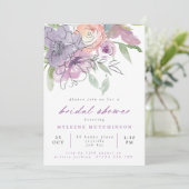 春薄紫フローラブライダルシャワー 招待状 (スタンド正面)