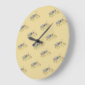 春蜂 ラージ壁時計 (傾斜)