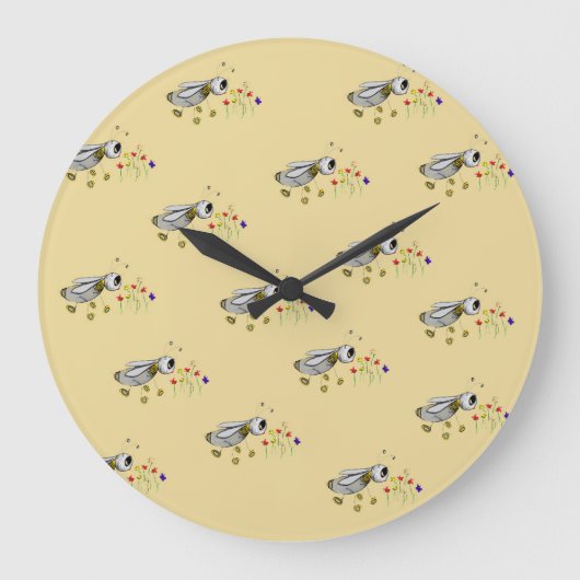 春蜂 ラージ壁時計 (正面)