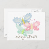 春蝶の常に夢 ポストカード (正面/裏面)