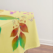 春蝶カラフル自然 テーブルクロス (インサイチュ)