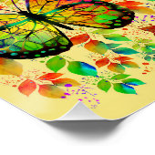 春蝶カラフル自然 ポスター (コーナー)