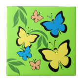 春蝶パターン タイル (正面)