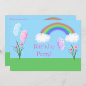 春蝶パーティの招待状 招待状 (正面/裏面)