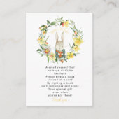 春要求カード用のベビー本 エンクロージャーカード (正面)