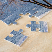 春解凍蒸気船波止場 ジグソーパズル (側面)