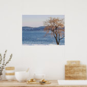 春解凍蒸気船波止場 ポスター (キッチン)