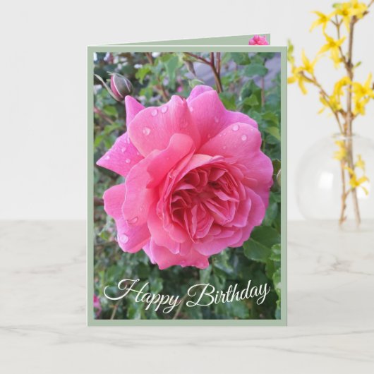 春誕生日カード カード (黄色い花)