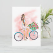 春誕生日パーティーへの招待 招待状 (スタンド正面)