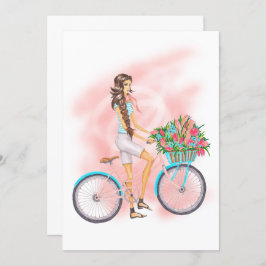 春誕生日パーティーへの招待 招待状