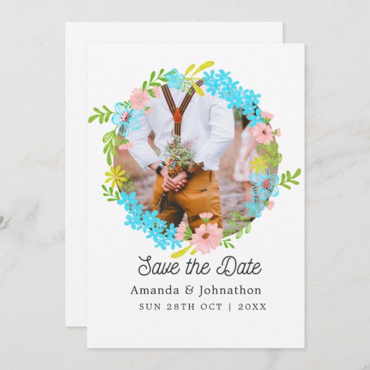 春誕生日日付の保存 セーブザデート (正面/裏面)