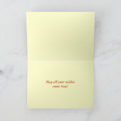 春誕生日 カード (内部)