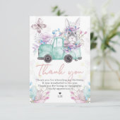 春誕生日 サンキューカード (スタンド正面)