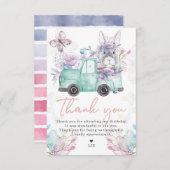 春誕生日 サンキューカード (正面/裏面)