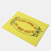 春賛美来の出賛美行中 ドアマット (アングル)