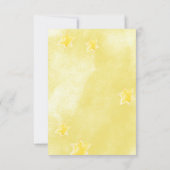 春赤ちゃんシャワーブックリクエストエンクロージャカード 招待状 (裏面)