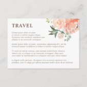 春赤面ピーチウォーター色花模様旅行 エンクロージャーカード (正面)