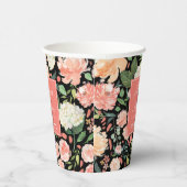 春赤面フローラオンカスタムカラーブライダルシャワー 紙コップ (右)